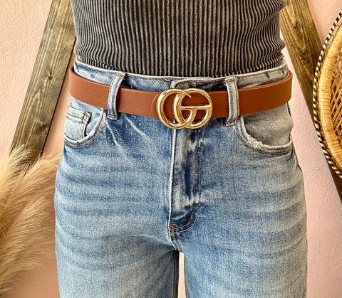 Fashion Belt Brown