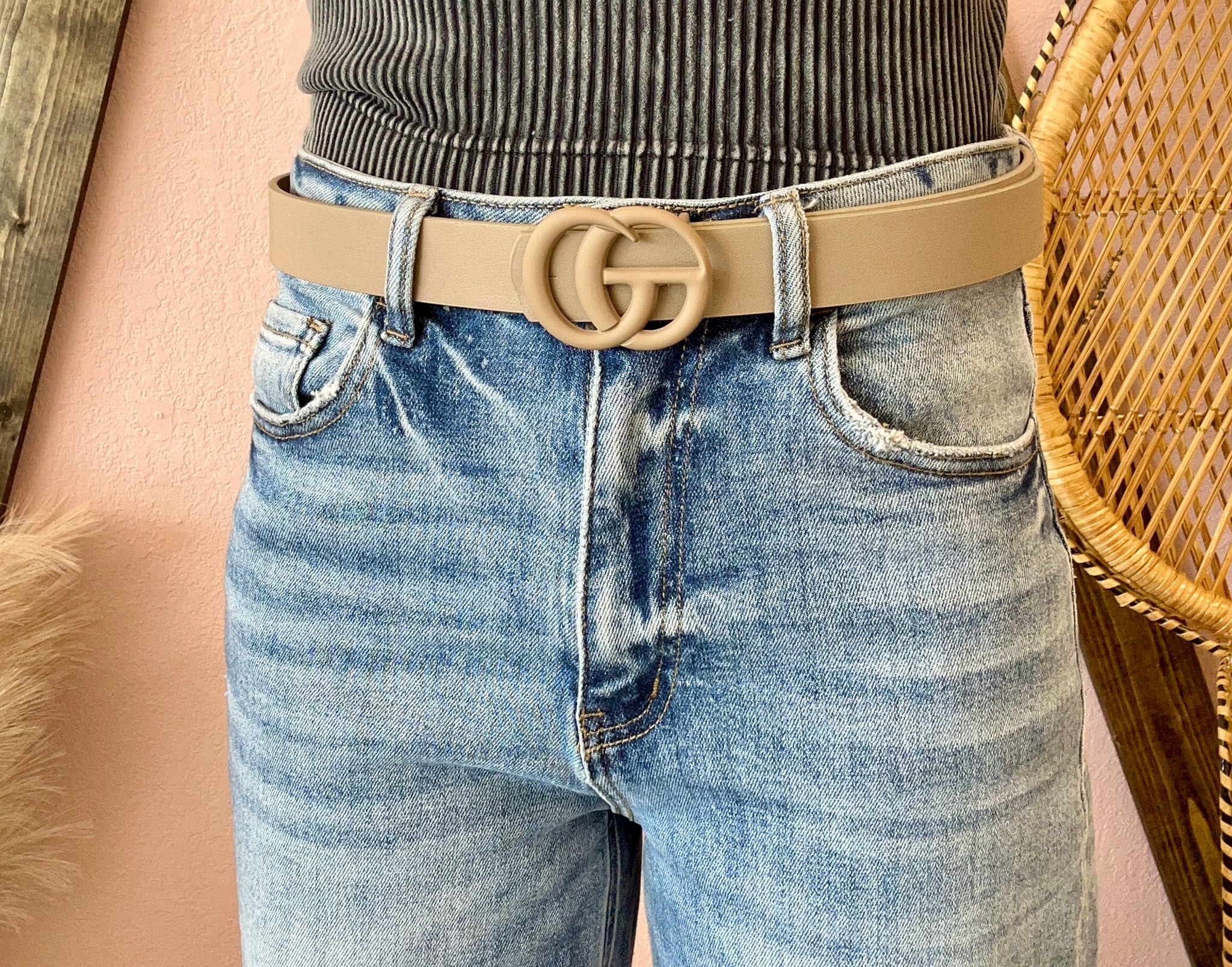 Fashion Belt Taupe
