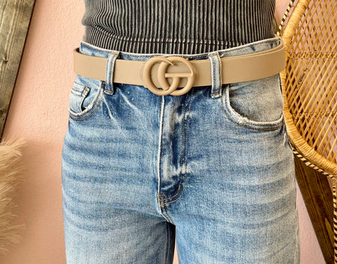 Fashion Belt Taupe