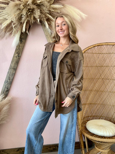Oversized Fleece Shacket