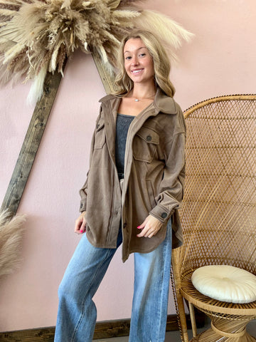 Oversized Fleece Shacket