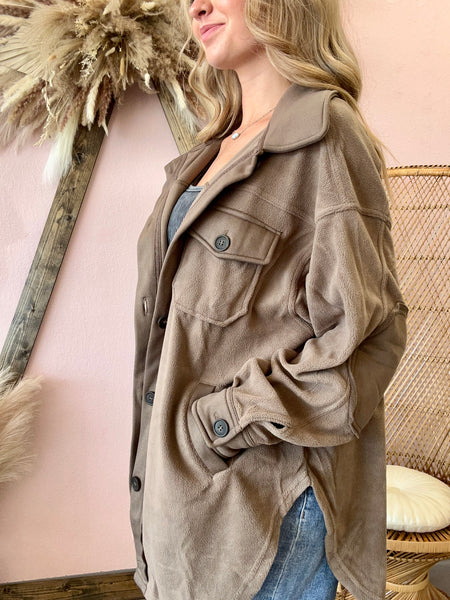 Oversized Fleece Shacket