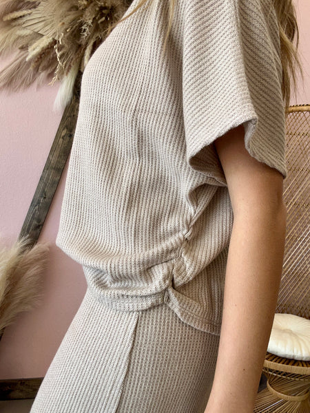 Mock Neck Sweater Set