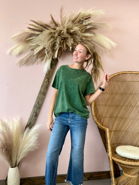 Everyday Washed Tee Green
