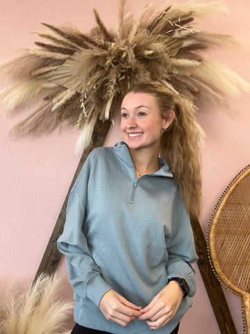 Scuba Half Zip Pullover in 6 Colors