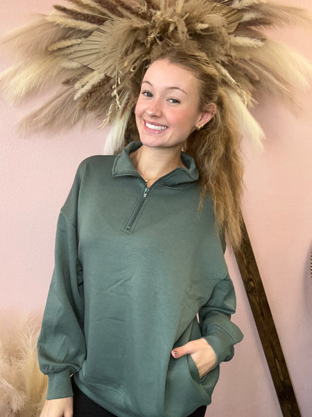 Scuba Half Zip Pullover in 6 Colors