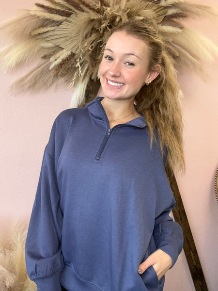 Scuba Half Zip Pullover in 6 Colors