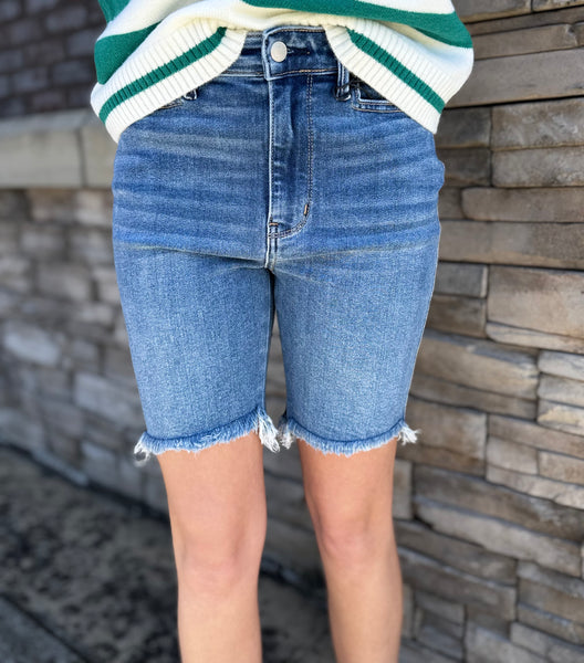 Judy Blue Bermuda Shorts High Rise