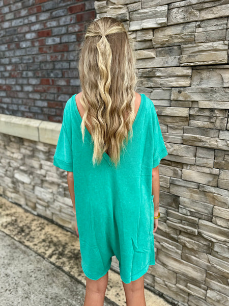 Mineral Washed Romper