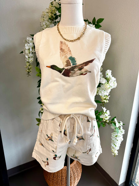Mallard Duck Sweater Top