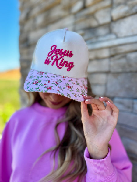 Jesus Is King Adjustable Hat