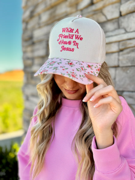 What A Friend We Have In Jesus Adjustable Hat