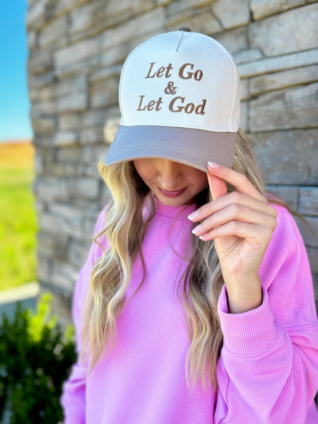 Let Go & Let God Adjustable Hat