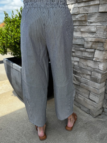 Striped Relaxed Fit Pants