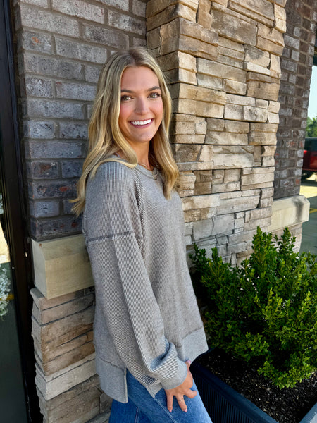Everyday Comfort Washed Thermal Pullover