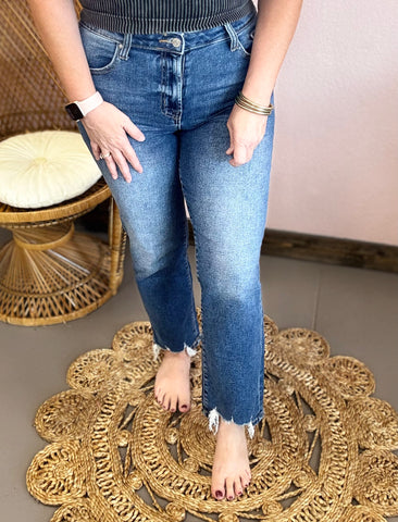 My Best Fit Frayed Jeans