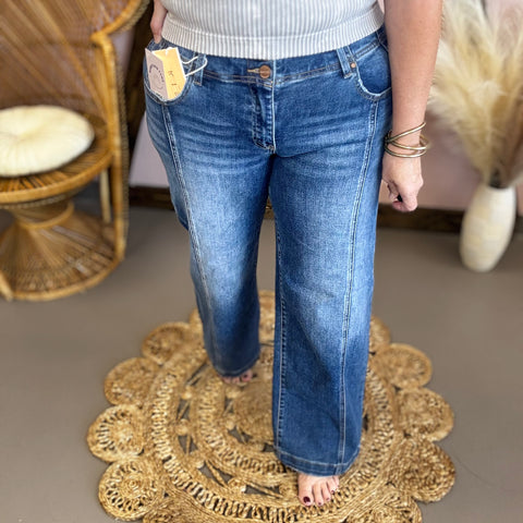 Julie Risen Mid Rise Baggy Jeans