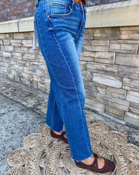 Risen Ridge Slouchy Cropped Barrel Jeans