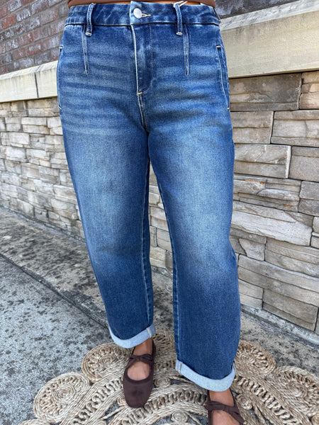 Risen Remi Slouchy Barrel Cuff Jeans