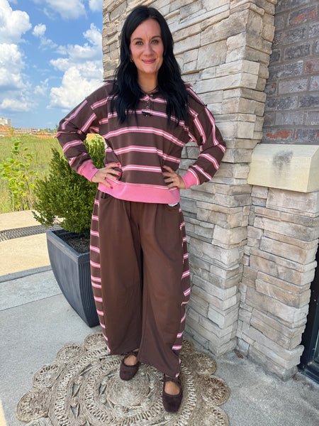 Retro Meets Cozy Striped Pullover