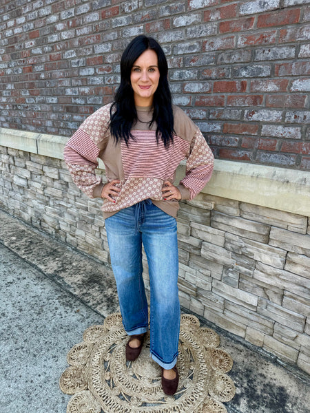 Aspen Mosaic Patchwork Top