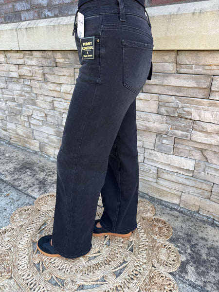 Risen Duke High Rise Tummy Control Straight Jeans