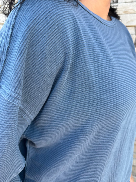 The Bluebell Washed Pullover