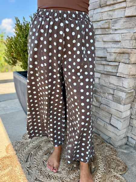 The Cocoa Blue Dot Pants