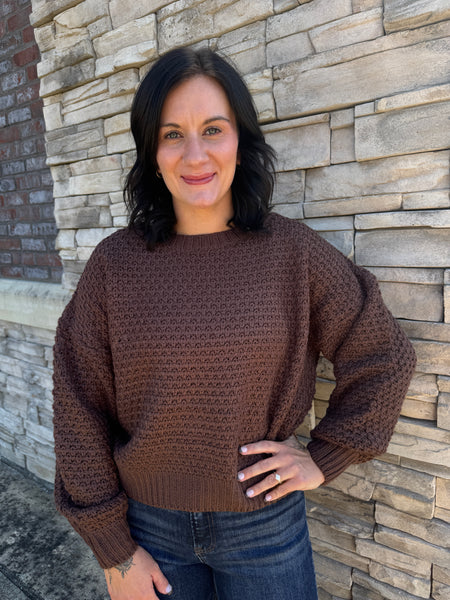 Sweetheart Satin Bow Sweater
