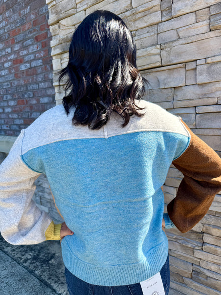 Cozy Colorblock Sweater