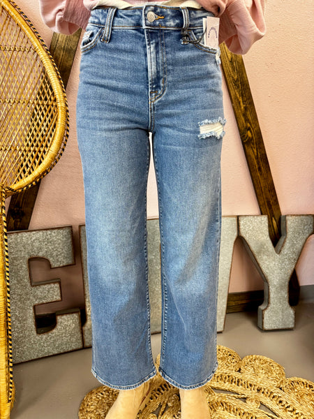 Lainey High Rise Straight Jeans
