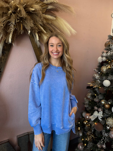 DOORBUSTER Winter Sleigh Pocket Sweatshirt