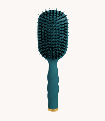 Teleties Boar Bristle Hair Brush Teal