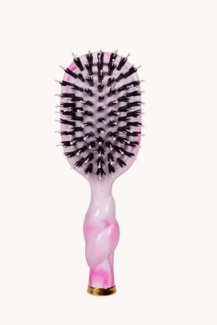 Teleties Mini Boar Bristle Hair Brush Pinch Me