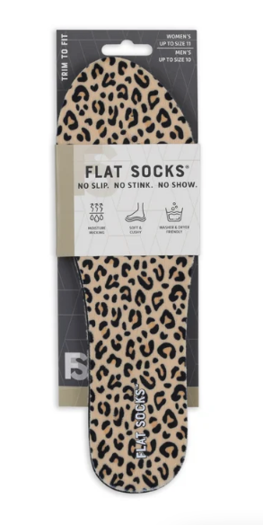 Flat Socks Leopard