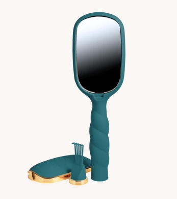 Teleties Boar Bristle Hair Brush Teal