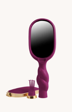 Teleties Mini Boar Bristle Brush Mulberry