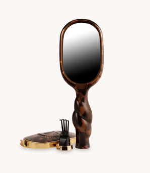 Teleties Mini Boar Bristle Brush Tortoise