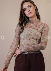 Sheer Mesh Top