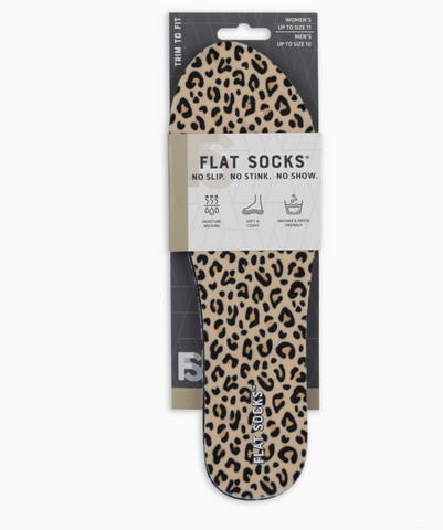 Flat Socks Leopard