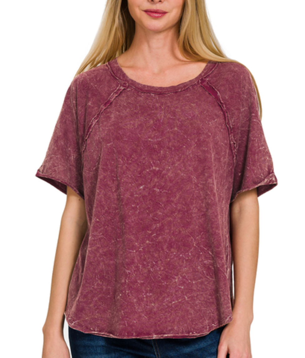 Crinkle Wash Top