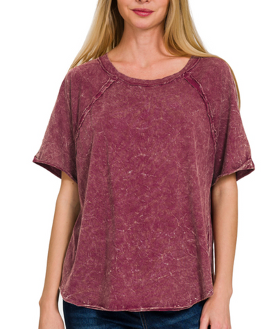 Crinkle Wash Top