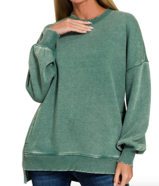 Kenna Pocket Sweatshirt Green