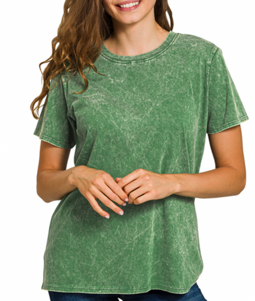 Everyday Washed Tee Green