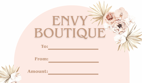Envy Boutique Gift Card