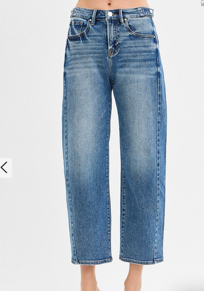 Nell Risen Barrel High Rise Jeans