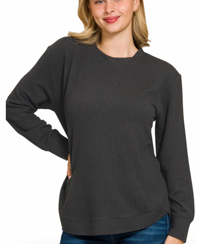 Not Your Basic Top Black