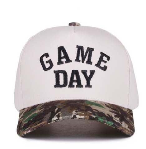 Camo Game Day Cap
