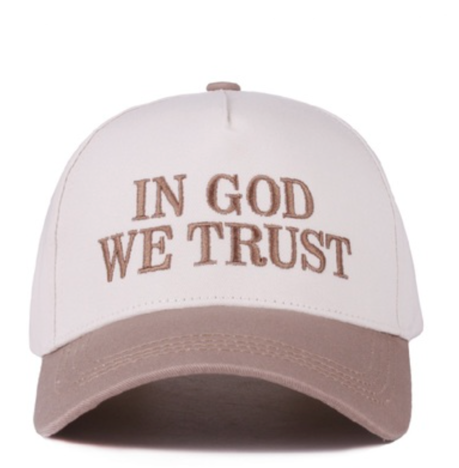In God We Trust Cap