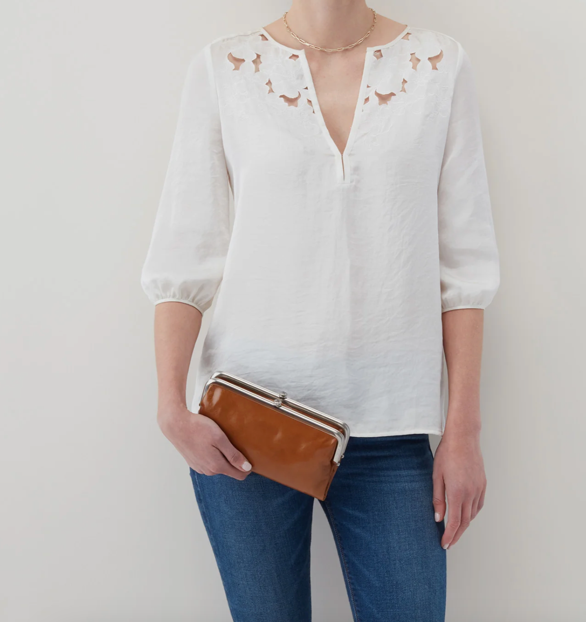HOBO Lauren Clutch Truffle